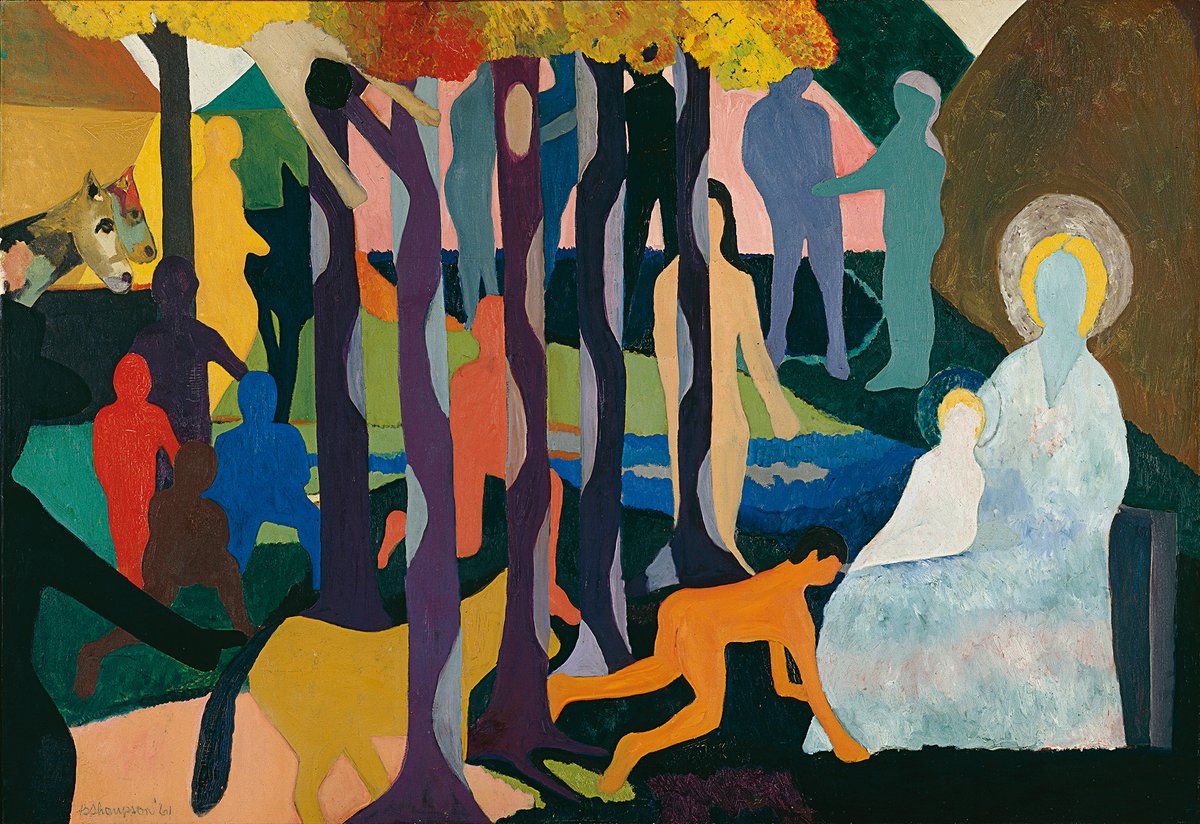 Bob Thompson, Blue Madonna (1961) Detroit Institute of Arts/Bridgeman Images