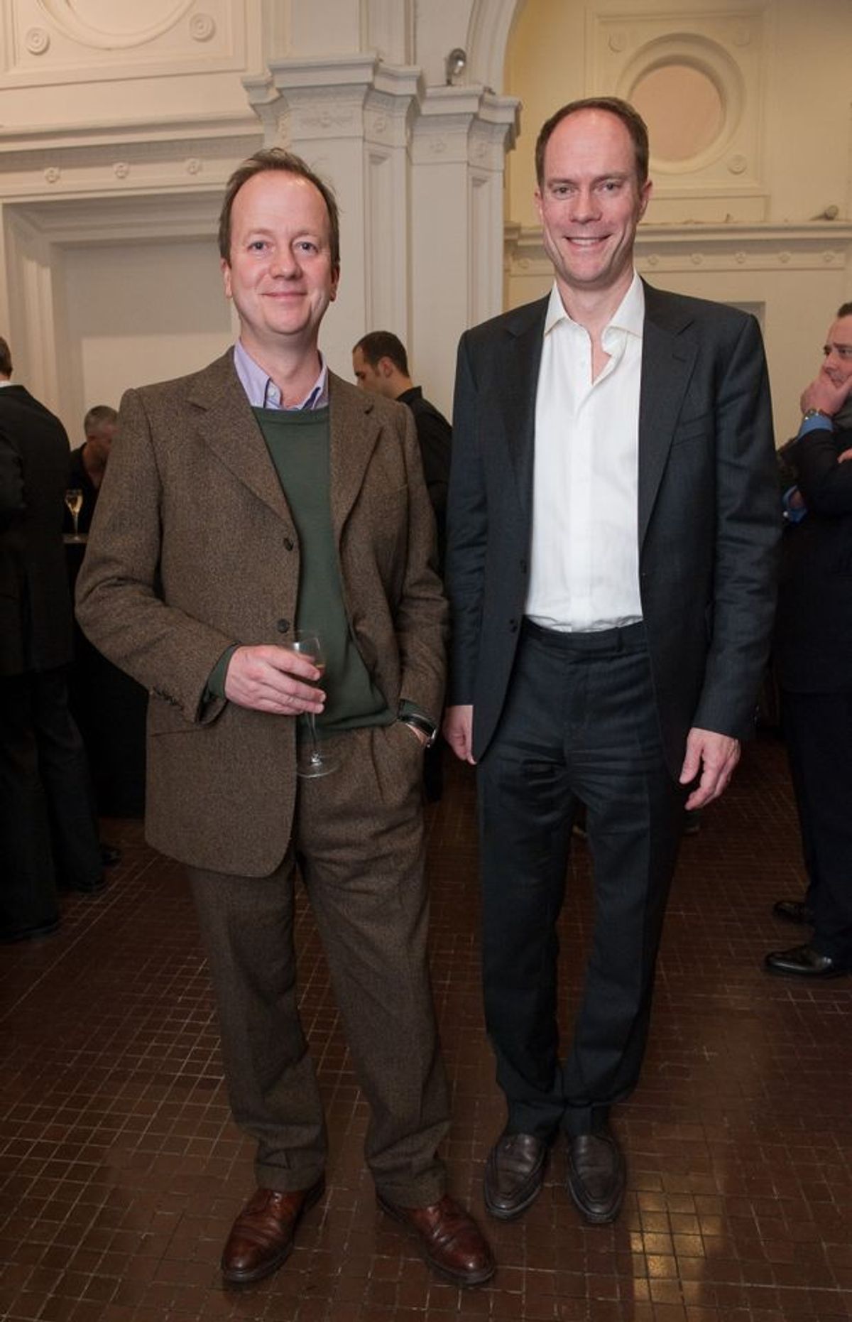 Harry Blain, right, and co-founder Graham Southern, who split from the gallery last autumn Photo: Nick Harvey/WireImage