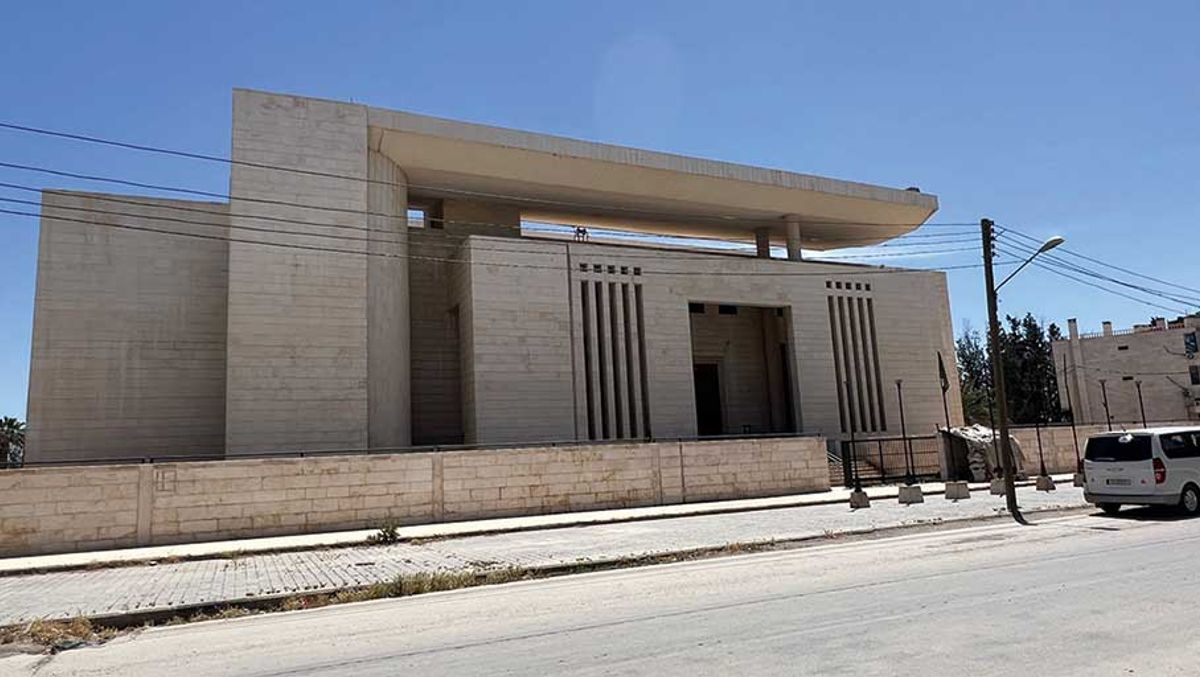 The Hasakah Museum was built under the Assad regime before the civil war but was requisitioned as a military base and weapons depot before the collection was installed
Photo: Mehmet Balci/Fight for Humanity