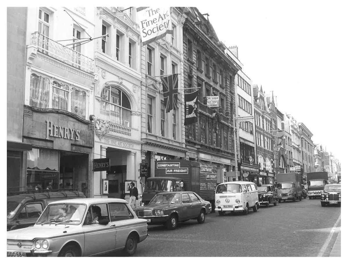 London’s The Fine Art Society gallery in 1977 Photo courtesy of The Fine Art Society