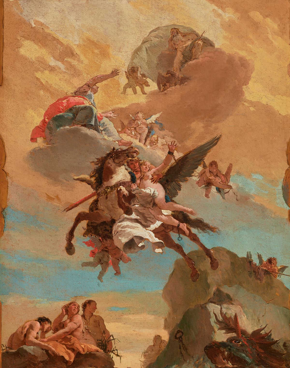 Giambattisa Tiepolo, Perseus and Andromeda (around 1730-31) Courtesy of the Frick Collection. Photo: Michael Bodycomb
