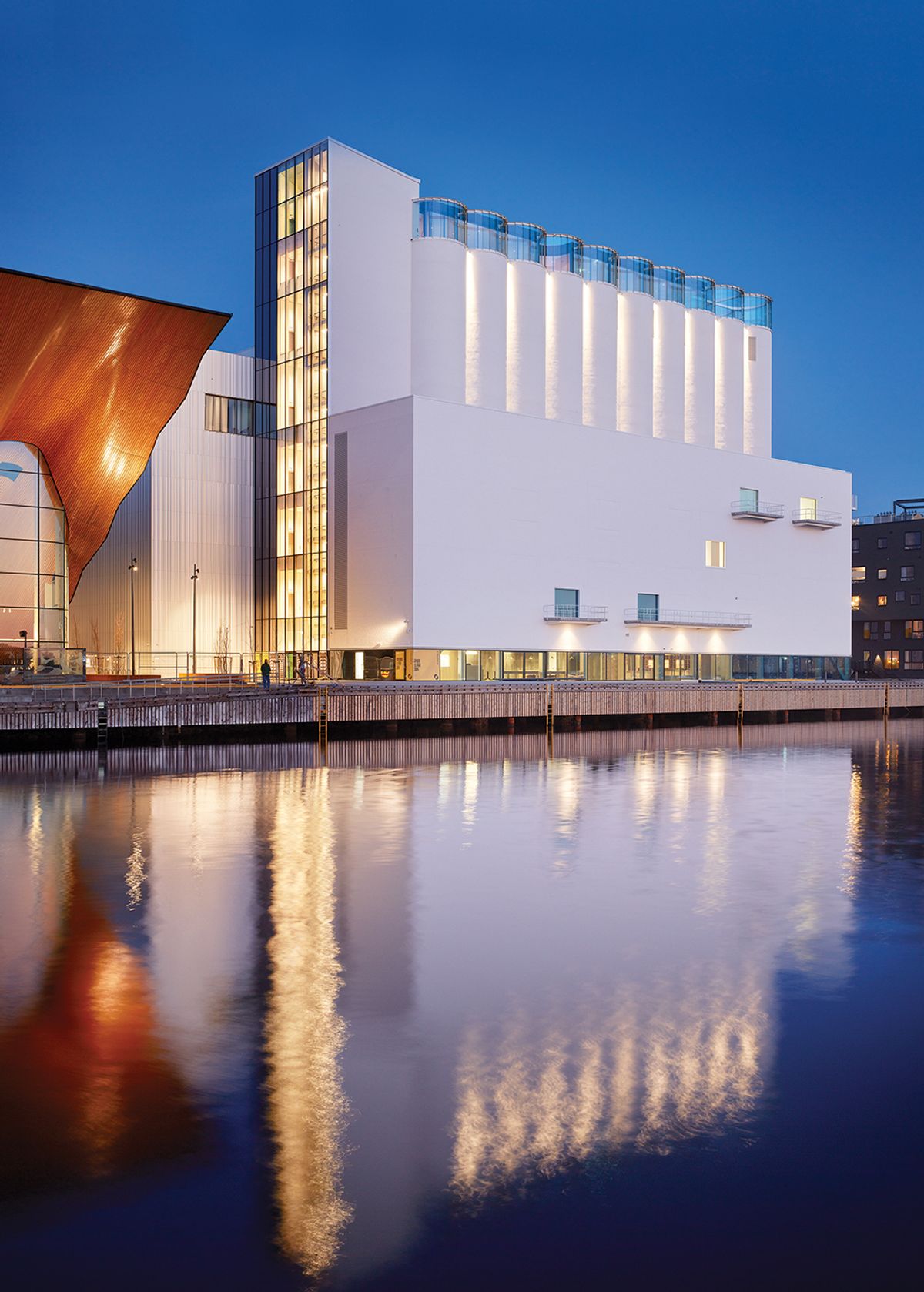 Nordic renaissance: Nicolai Tangen, who aims to give away most of his substantial fortune, provided much of the funding needed to repurpose the former Brutalist landmark grain store in his home town as the Kunstsilo art museum
Alan Williams Photography