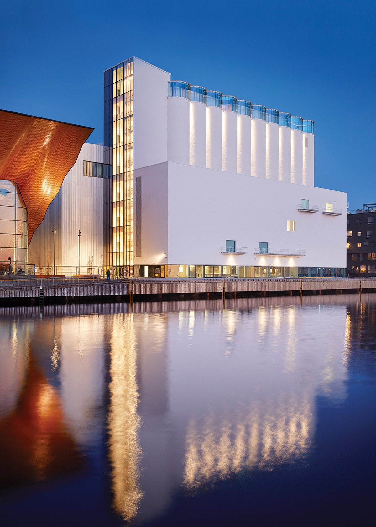 Nordic renaissance: Nicolai Tangen, who aims to give away most of his substantial fortune, provided much of the funding needed to repurpose the former Brutalist landmark grain store in his home town as the Kunstsilo art museum
Alan Williams Photography