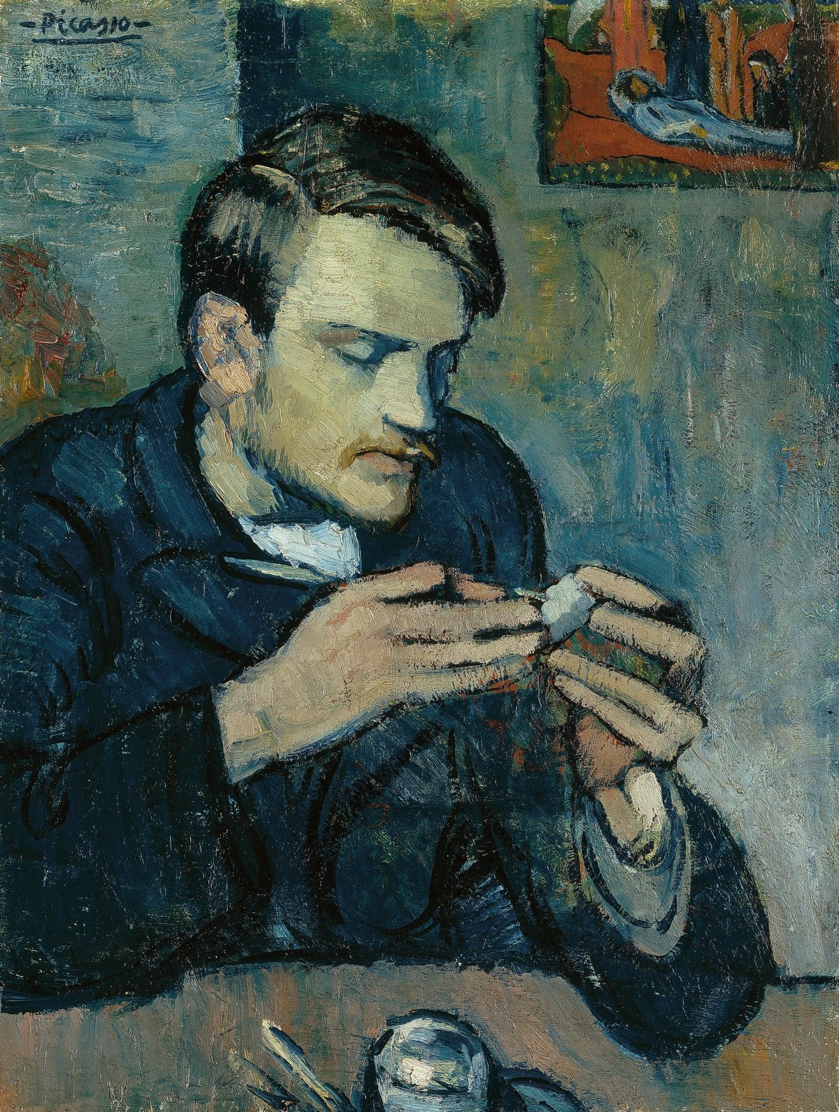 Pablo Picasso, Portrait of Mateu Fernández de Soto (1901)
Oskar Reinhart collection ‘Am Römerholz’, Winterthur, Switzerland