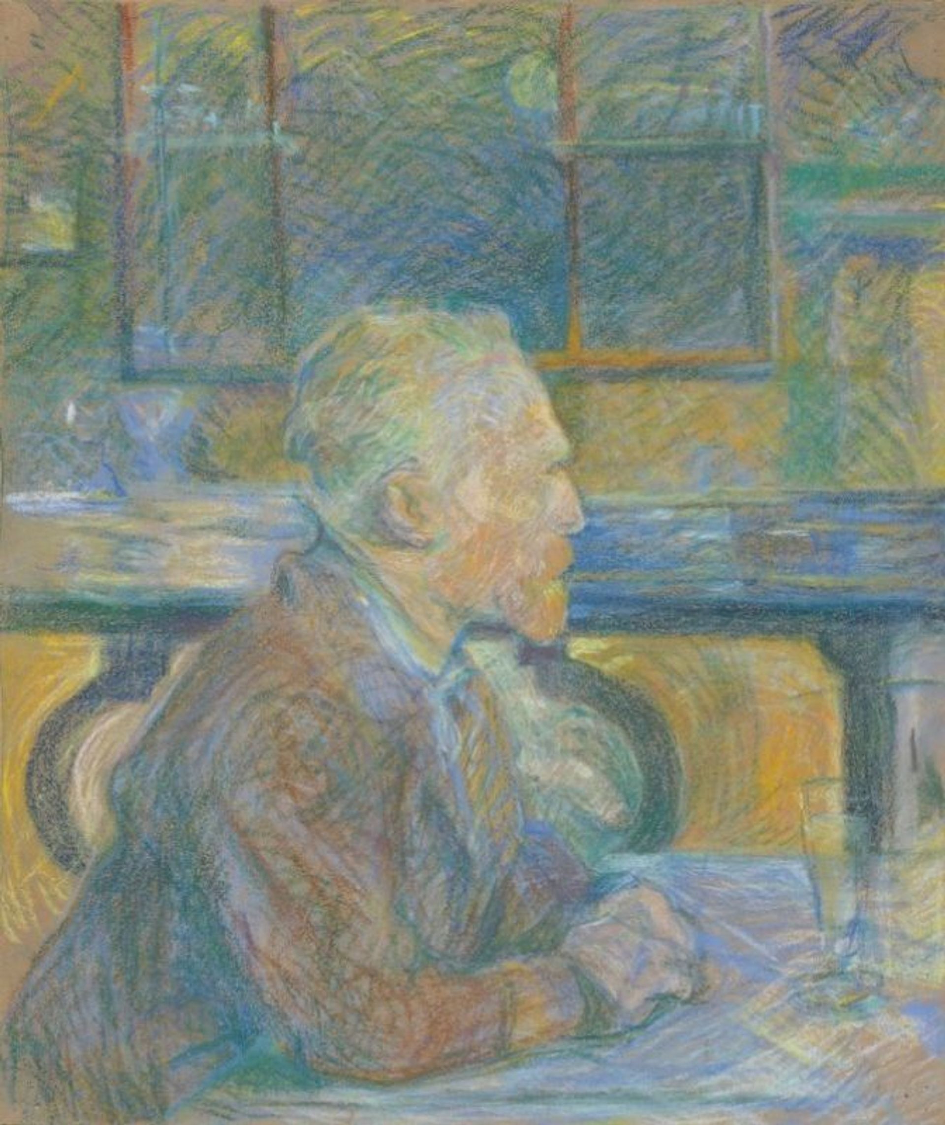 Henri de Toulouse-Lautrec (1864-1901), Portrait of Van Gogh (1887) Credit: Van Gogh Museum, Amsterdam (Vincent van Gogh Foundation
