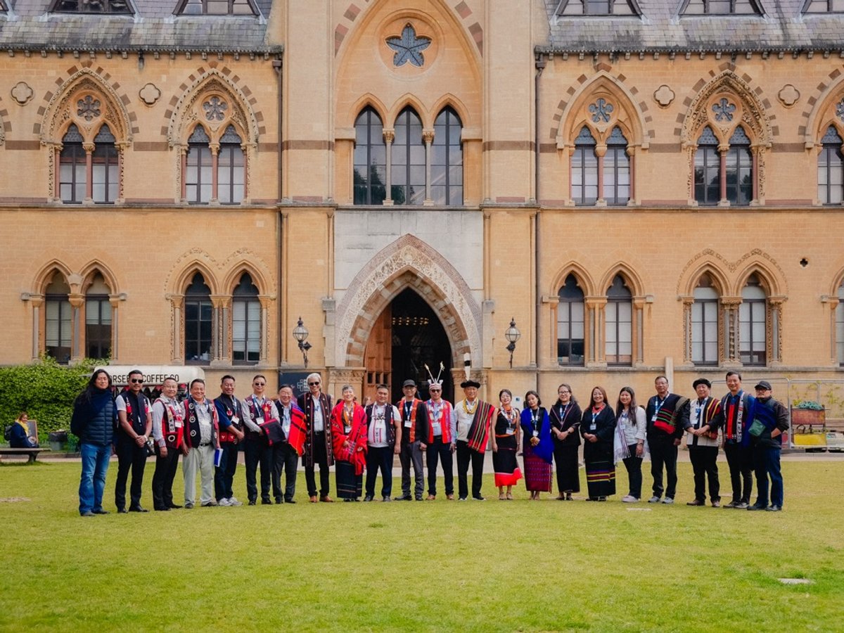 A delegation of Naga leaders and elders visited the Pitt Rivers Museum at the University of Oxford earlier this year Courtesy of the Pitt Rivers Museum