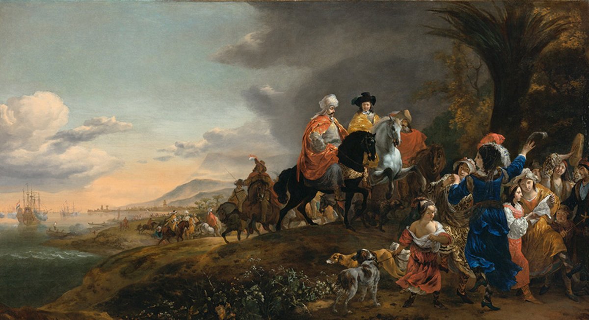 Jan Baptist Weenix, The Dutch Ambassador on his Way to Isfahan, 1653-54 Courtesy of the Rijksmuseum, Amsterdam