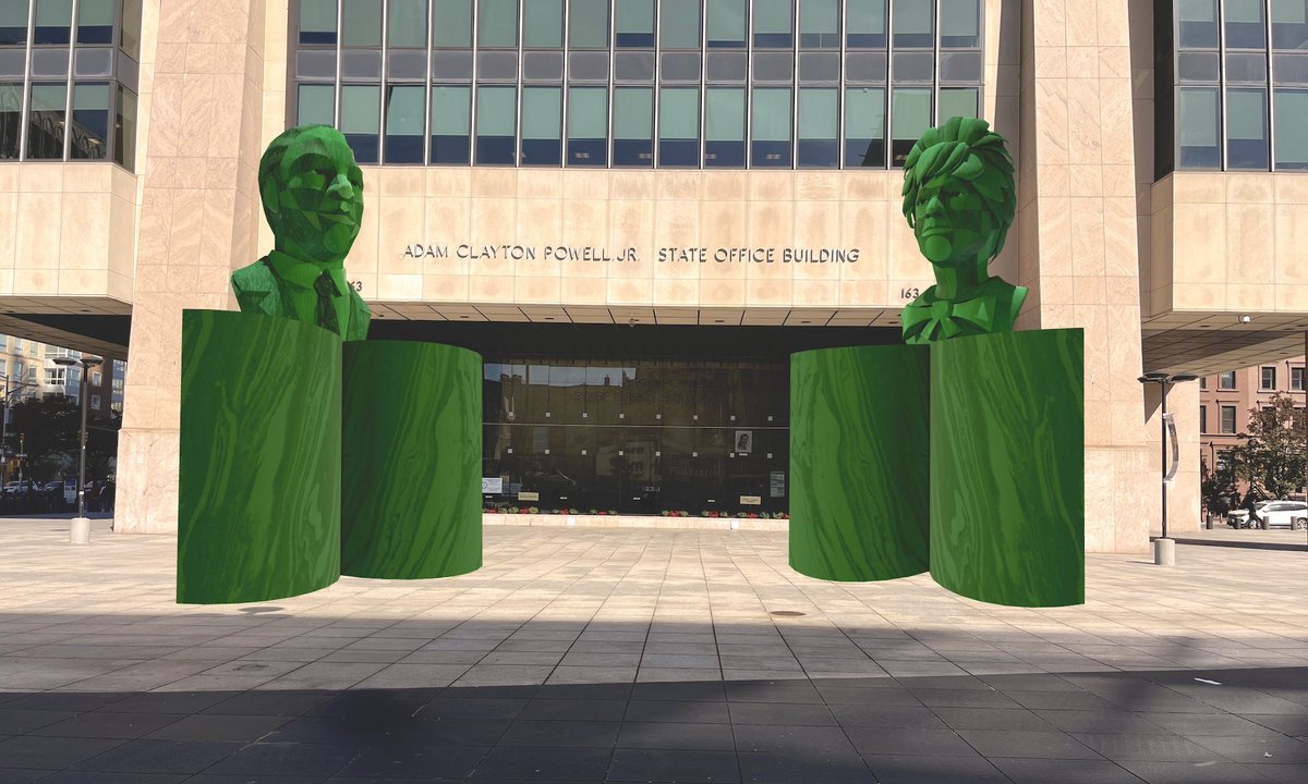 Augmented reality project puts monumental public art at New Yorkers’ fingertips Augmented reality project puts monumental public art at New Yorkers’ fingertips