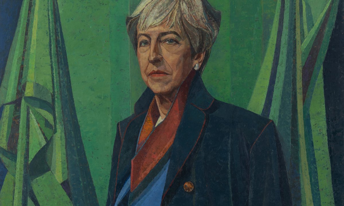 Defeated French general or noble Parliamentarian? Theresa May portrait divides opinion
