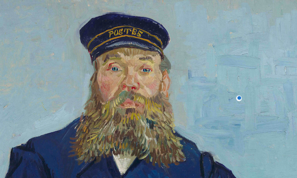 Van Gogh's 'Postman', and the very chair seen in the painting, go on show in a revelatory Amsterdam exhibition