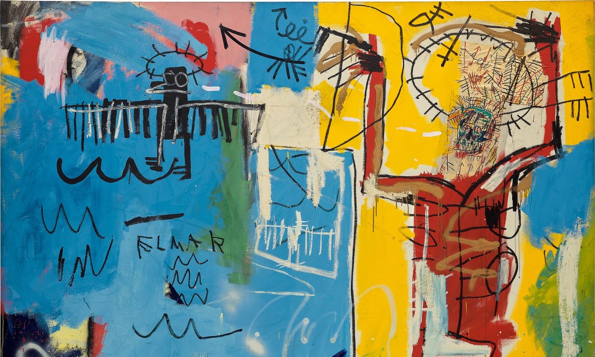 Major Basquiat painting sells for .4m at Phillips evening sale in New York Major Basquiat painting sells for .4m at Phillips evening sale in New York