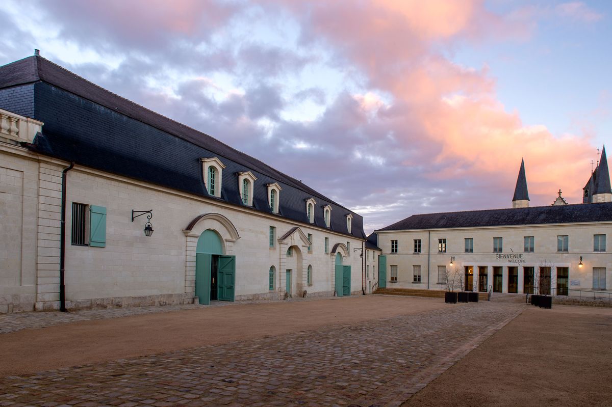An 18th-century building known as La Fannerie, the former stables and hay store of Fontevraud Abbey in the Loire Valley, has been converted into a Modern art museum Photo: Marc Domage