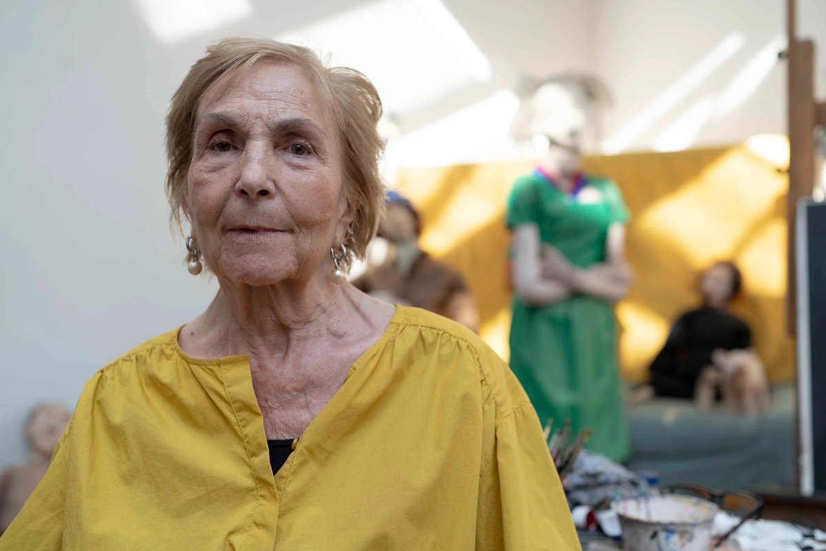 Paula Rego in her studio last year © Nick Willing