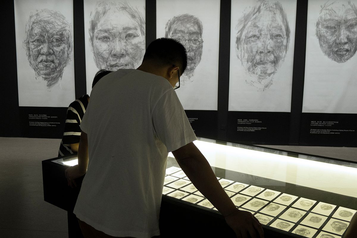 Dryden Goodwin's Un-Earth (2018) at the OCAT Xi’an Dryden Goodwin