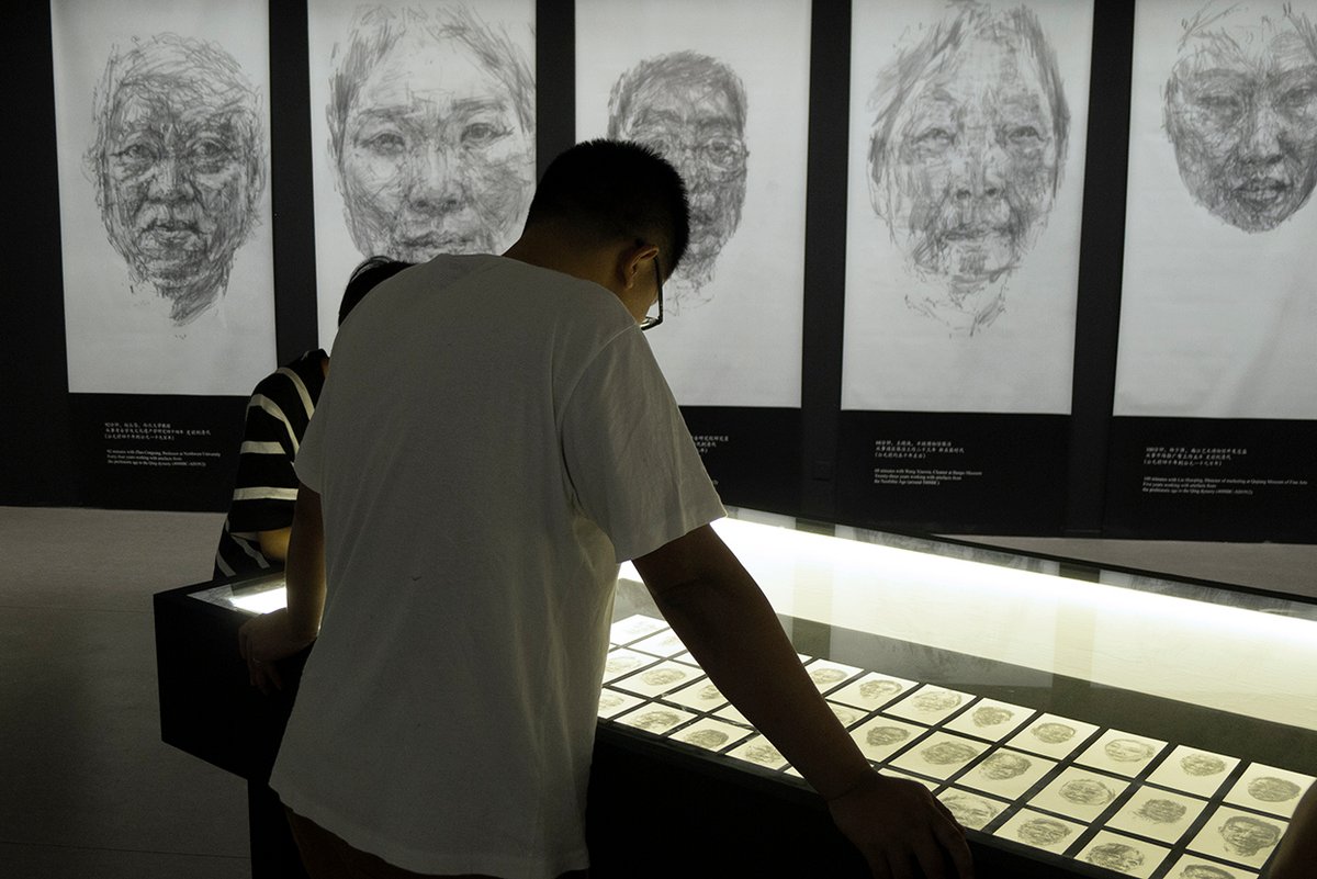 Dryden Goodwin's Un-Earth (2018) at the OCAT Xi’an Dryden Goodwin