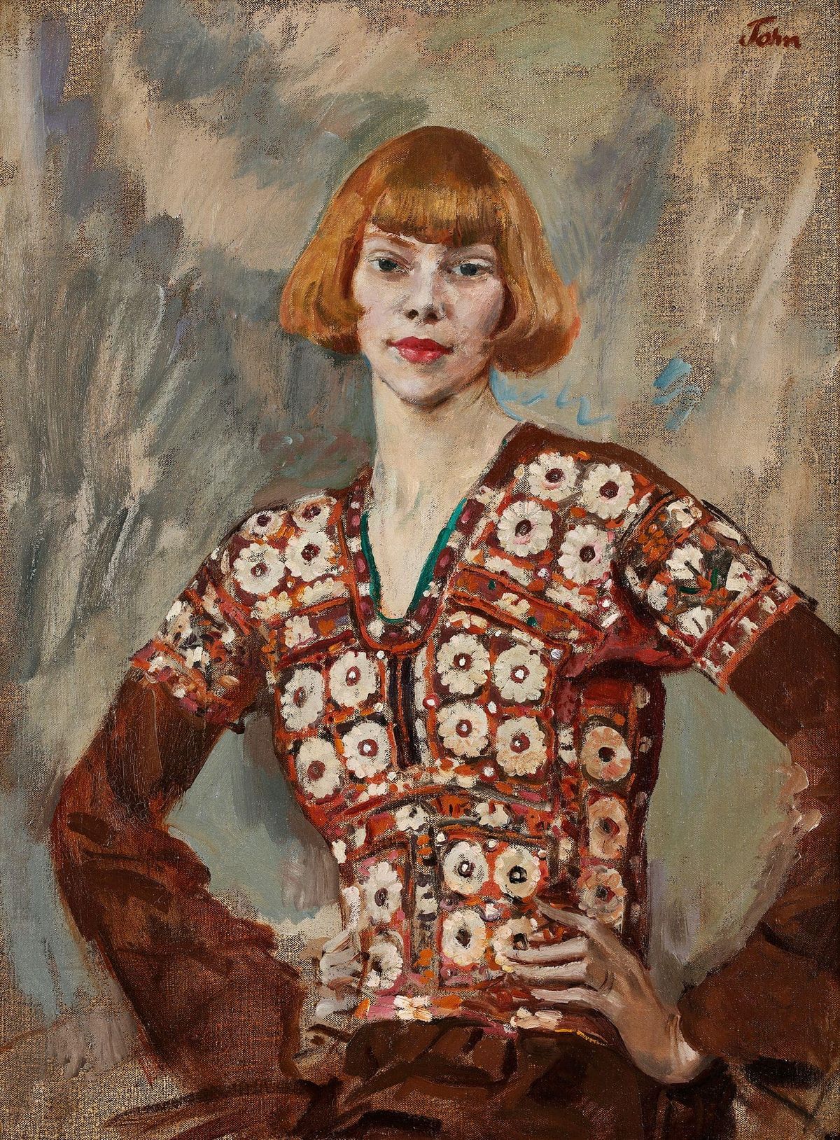 Augustus John's portrait of the poet, actress and artist's model Iris Beerbohm Tree (1920), from Phillip Mould Courtesy of Phillip Mould