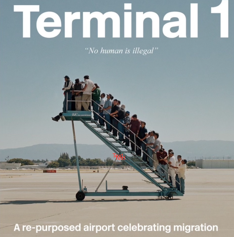 Calling festival goers to Gate 35—new airport installation takes off at Glastonbury