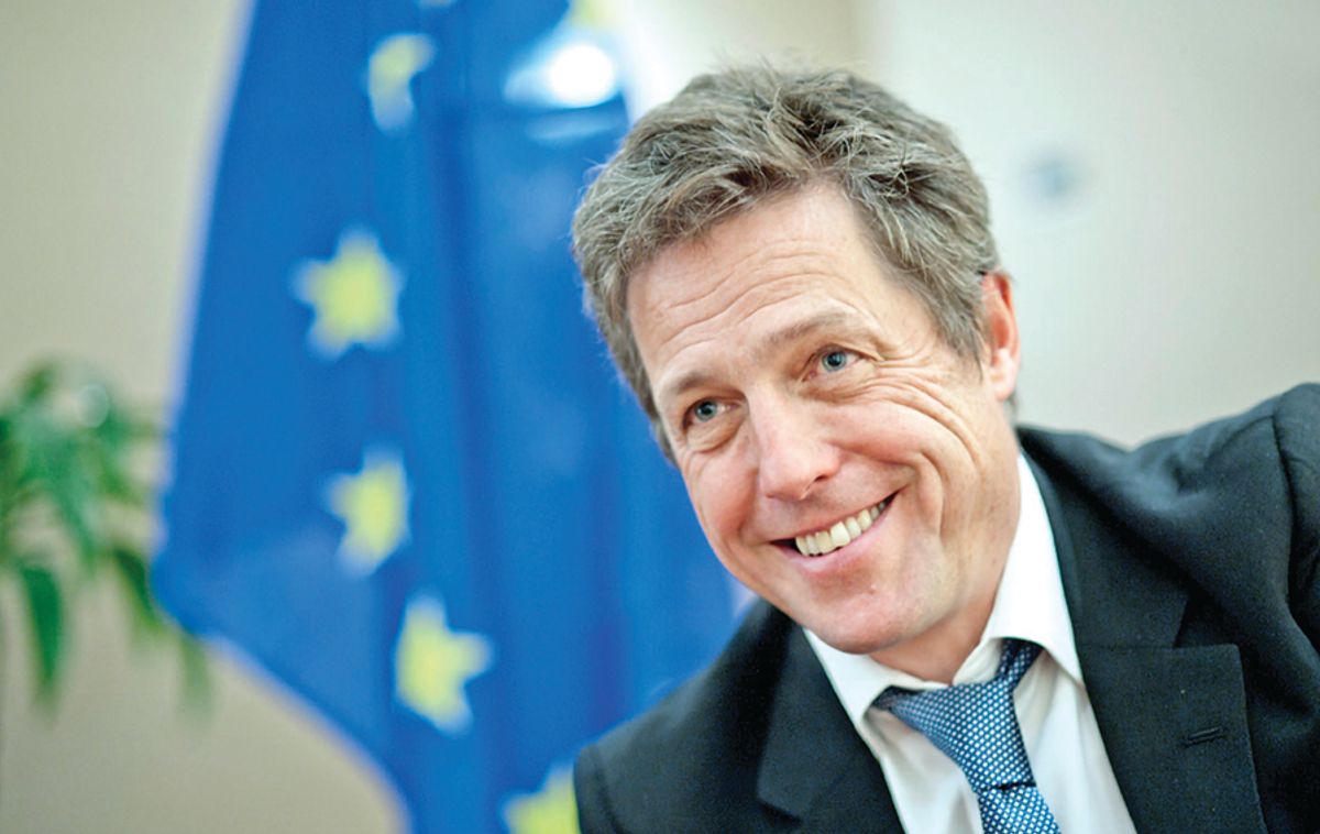 After campaigning against tabloid newspaper intrusion, Hugh Grant has a new enemy—museum booking systems. Photo: © European Union 2012, European Parliament