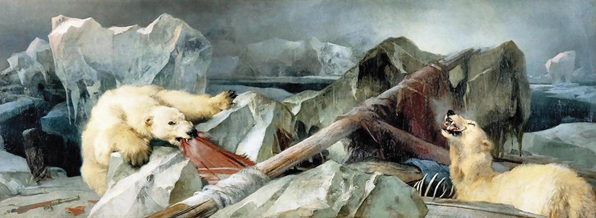 Edwin Landseer’s Man Proposes, God Disposes (1864). A 1982 exhibition at the Tate Gallery (now Tate Britain) dedicated to the painter was the first show that Pearson sponsored Photo: Royal Holloway, University of London