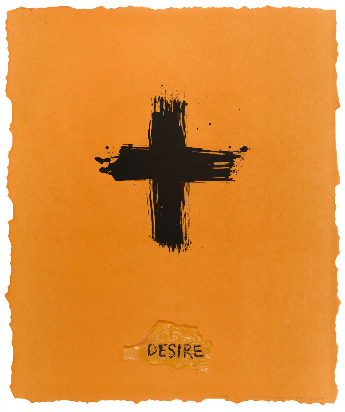 Harmony Hammond's Big Desire (2024) from Tamarind Institute, a non-profit exhibitor at The Armory Show Courtesy of Tamarind Institute