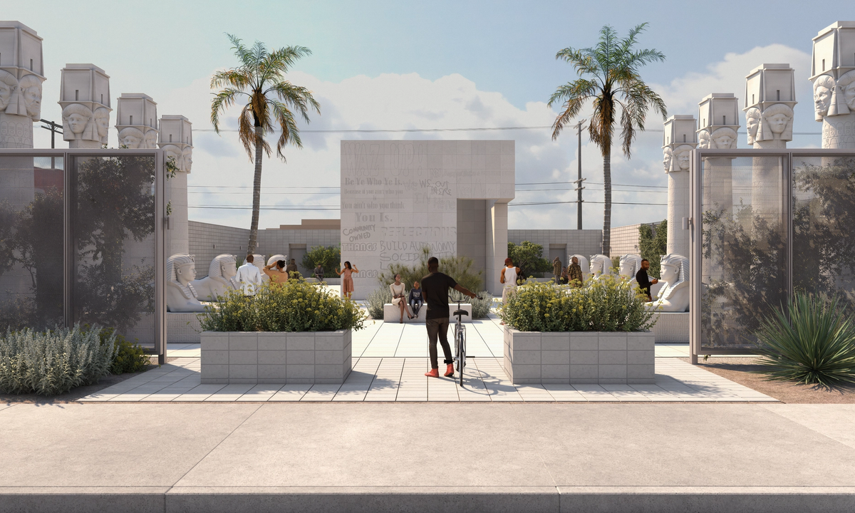 Lauren Halsey to create outdoor sculpture park in South Central, Los Angeles Lauren Halsey to create outdoor sculpture park in South Central, Los Angeles