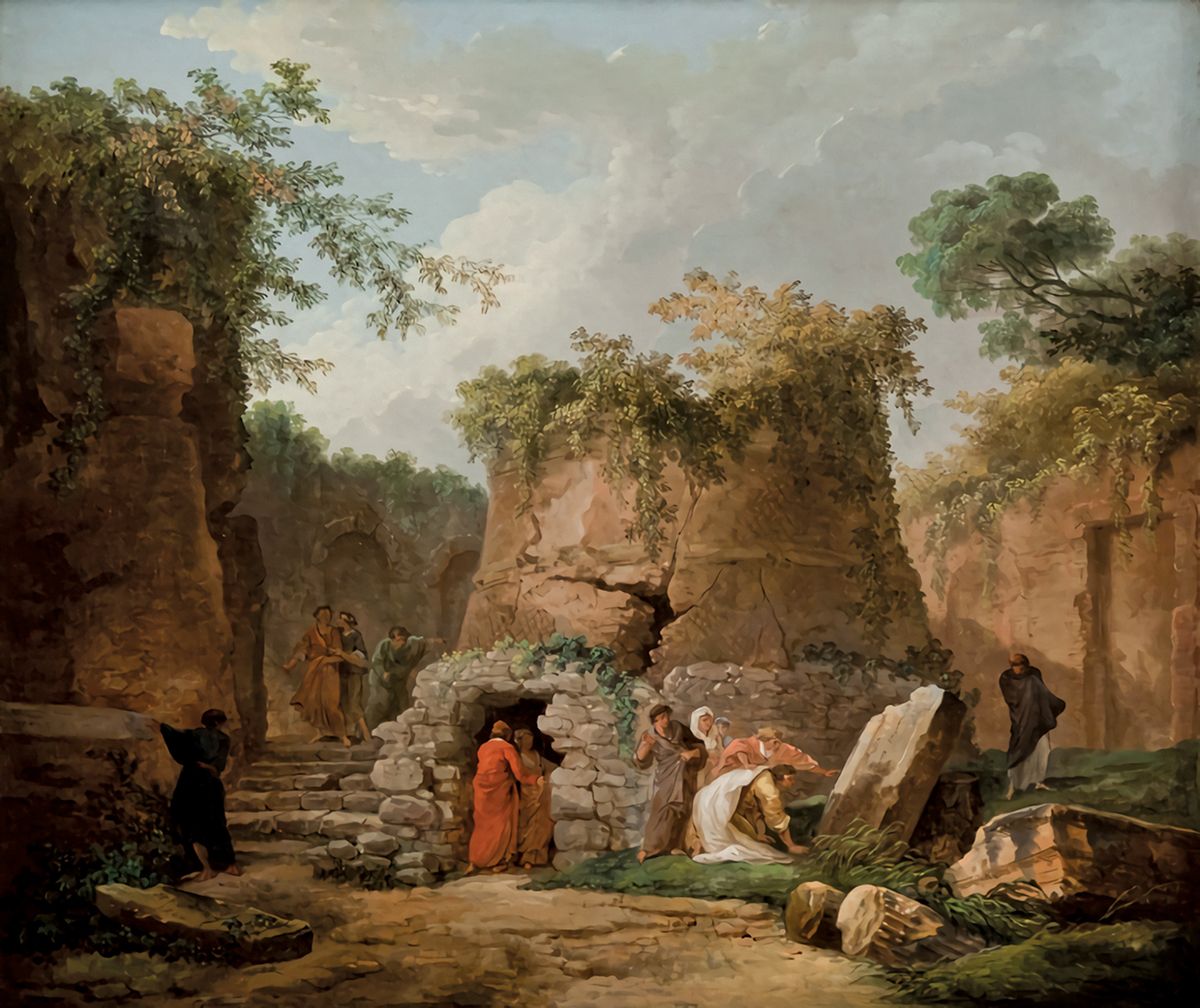 Leaving the La Salle art collection: Hubert Robert’s The Tomb of Virgil at Posilipo, near Naples (1784) La Salle University Art Museum