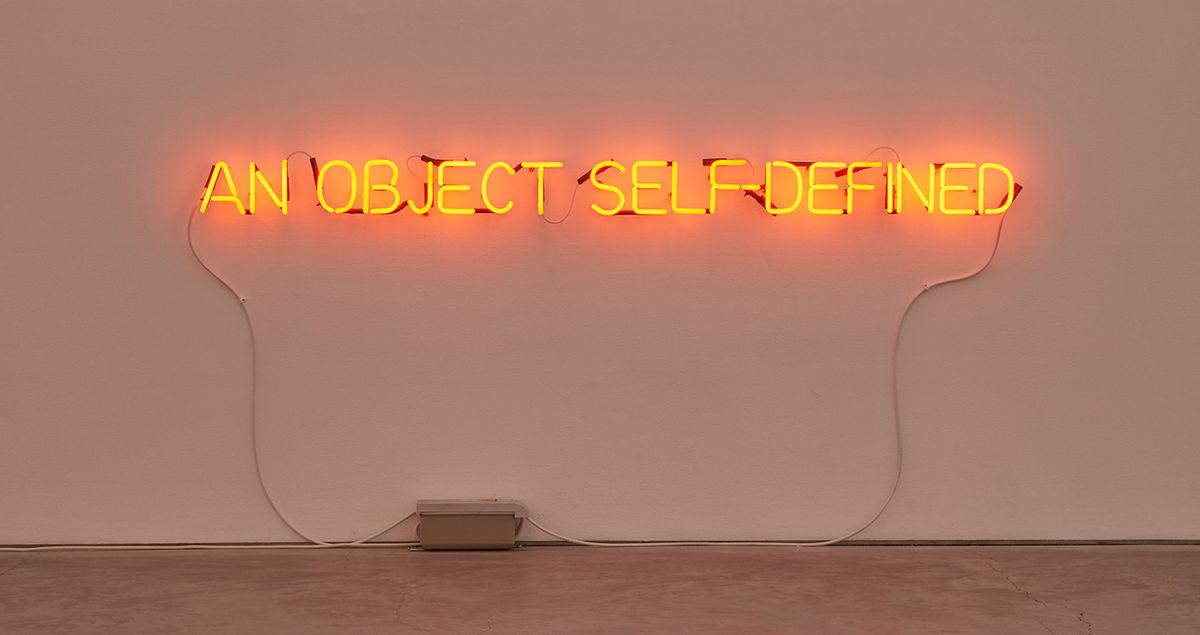 Photo: Zan Wimberley. Courtesy of Joseph Kosuth and Anna Schwartz Gallery