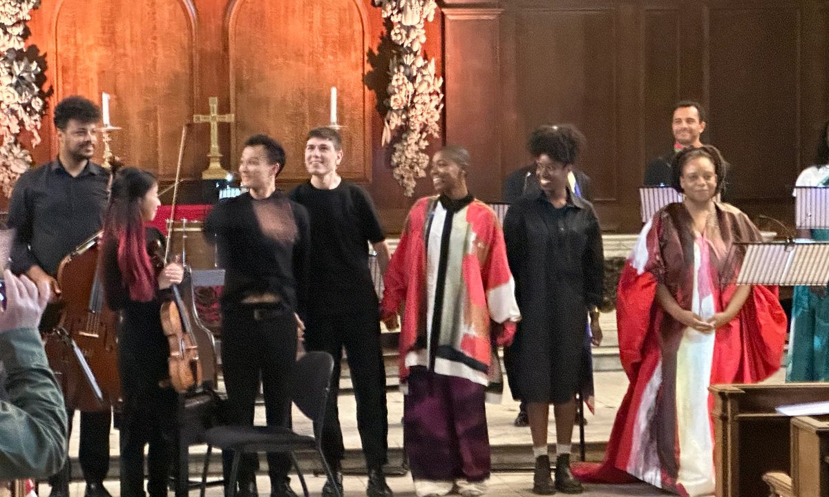 Art crowd attends Piccadilly church for Rachel Jones’s new opera piece