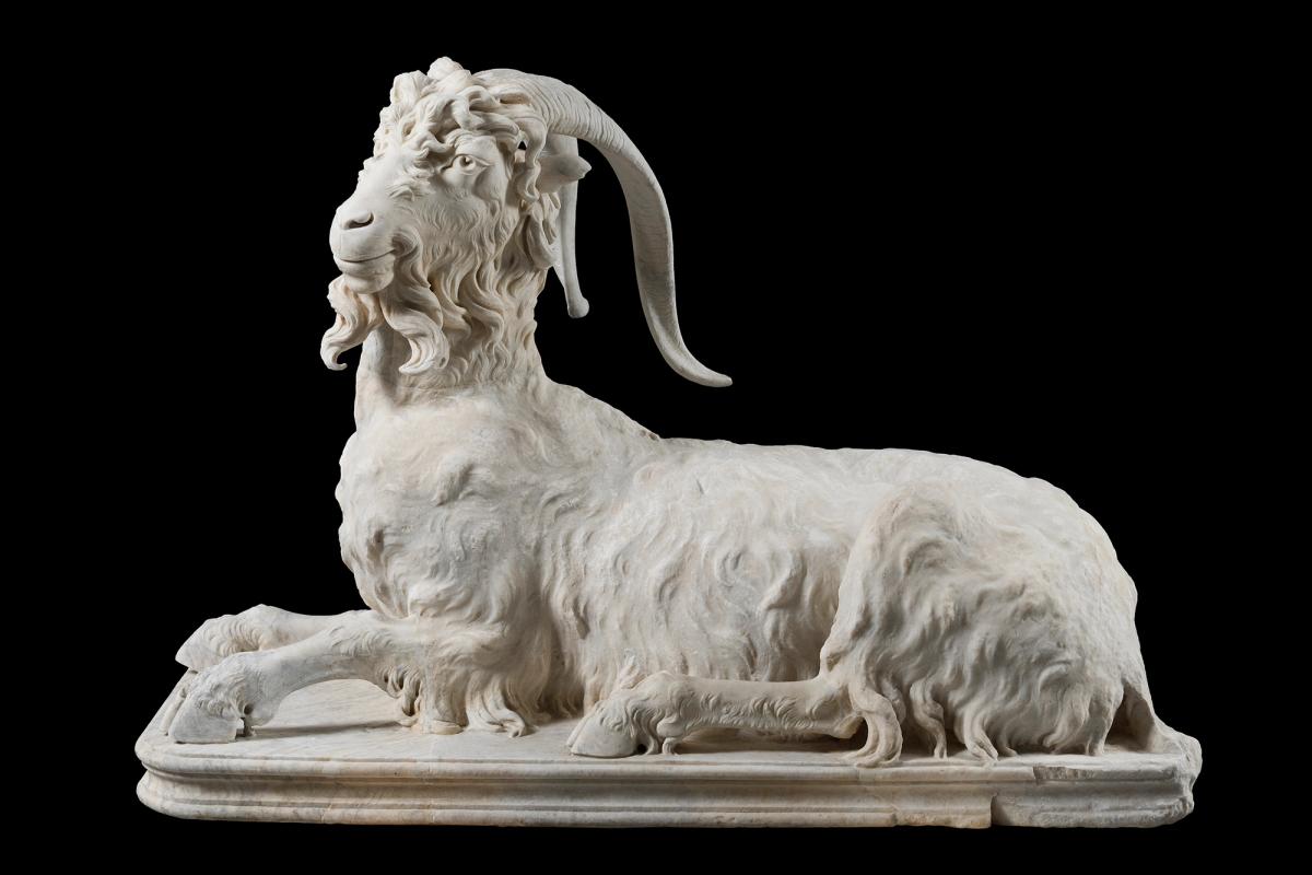 Statue of a Resting Goat 

Photo by Lorenzo De Masi © Torlonia Foundation