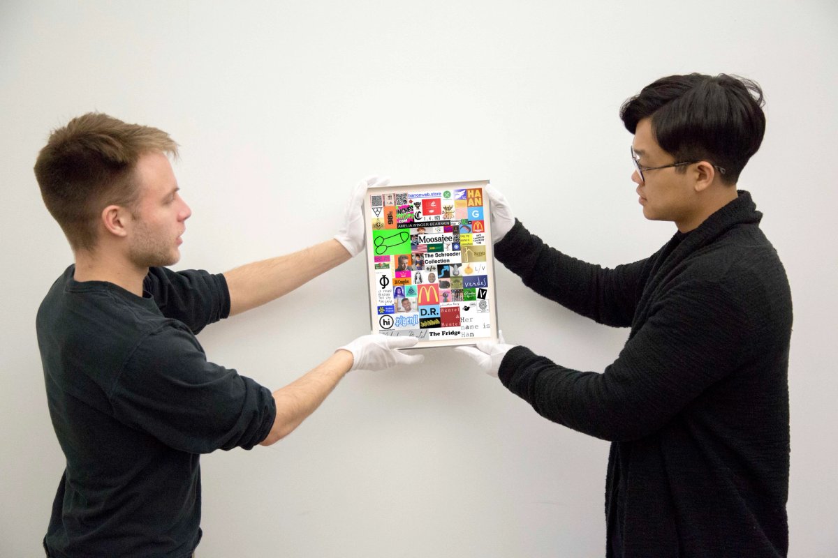 The Erased Rauschenberg (2018), the artist Nikolas Bentel