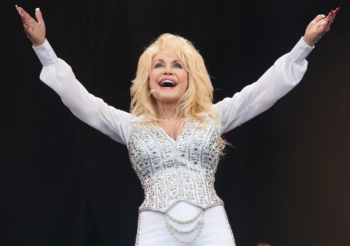 Dolly Parton performing at Glastonbury Festival in 2014
Photo: Adam Gasson
