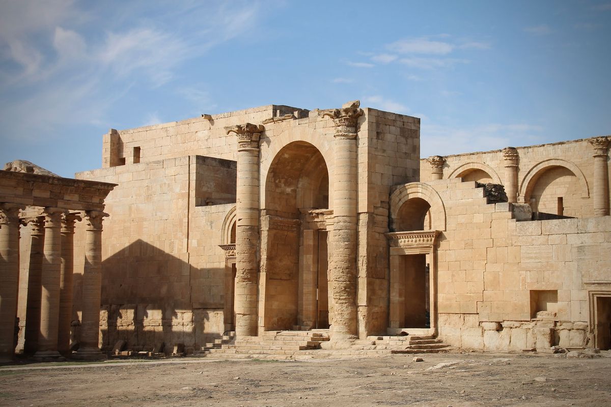 The ancient city of Hatra has been on Unesco's World Heritage in Danger list since 2015, when it was occupied by Isis militants Photo: Hadani Ditmars