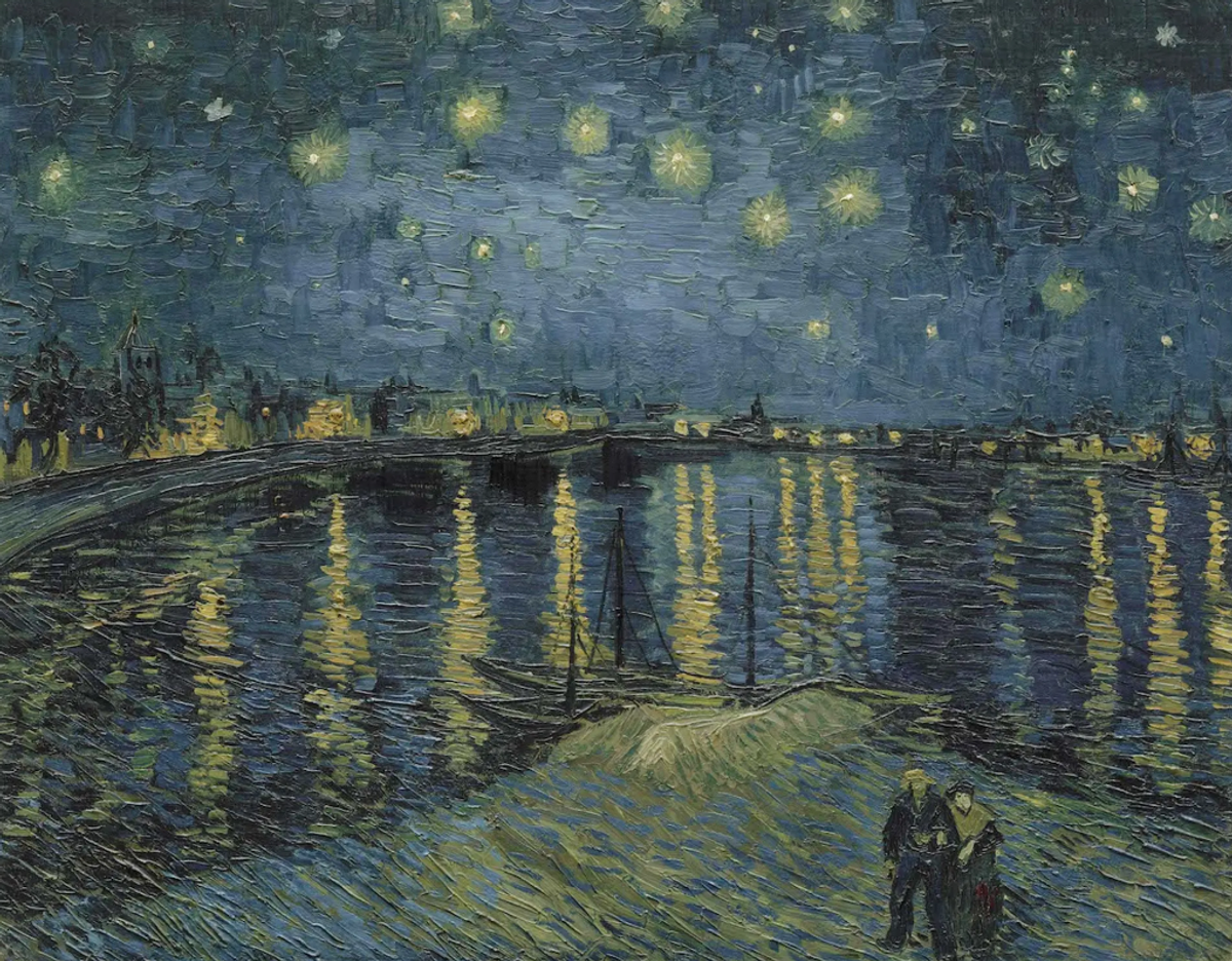 Van Gogh’s Starry Night over the Rhone (September 1888)

Credit: Musée d’Orsay, Paris