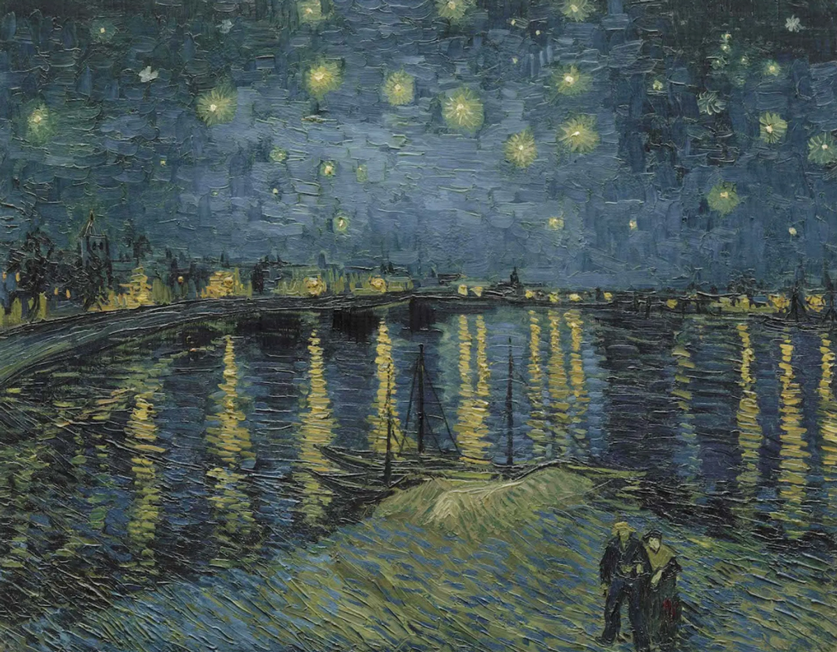 Van Gogh’s Starry Night over the Rhone (September 1888)
Credit: Musée d’Orsay, Paris