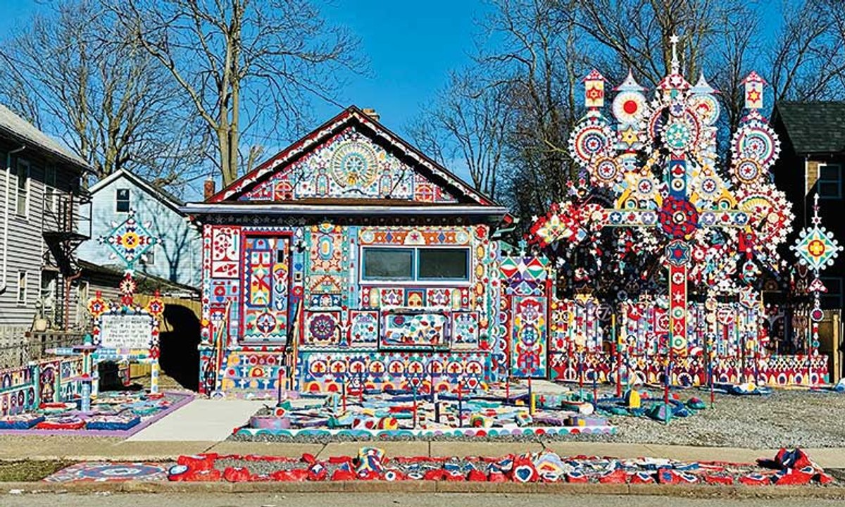 Salvation for artist’s apocalyptic prophecy house