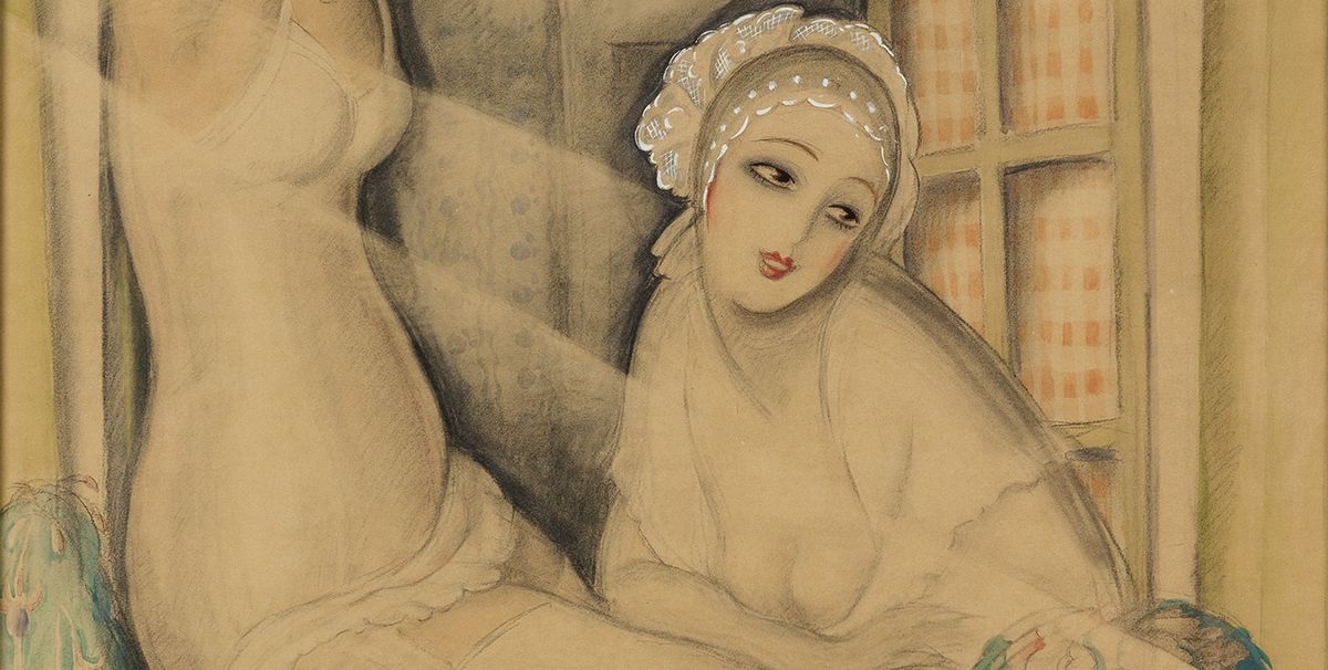 Gerda Wegener, Two Women in a Window (around 1920) Swann Auction Galleries