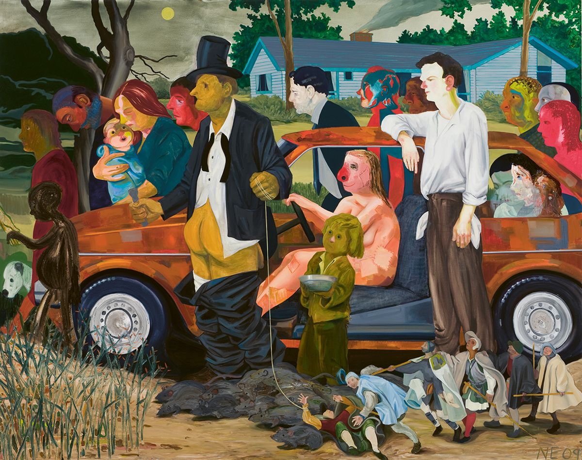 The Triumph of Poverty (2009) demonstrates the influence of German Expressionism in Nicole Eisenman’s work Courtesy of Leo Koenig Inc, New York