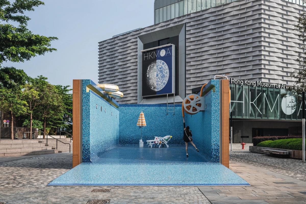 Along with its global role, Hong Kong is increasingly nourishing local artists, including Chan Wai Lap, who continues exploring pools with a new commission
© Studio Kevin Mak