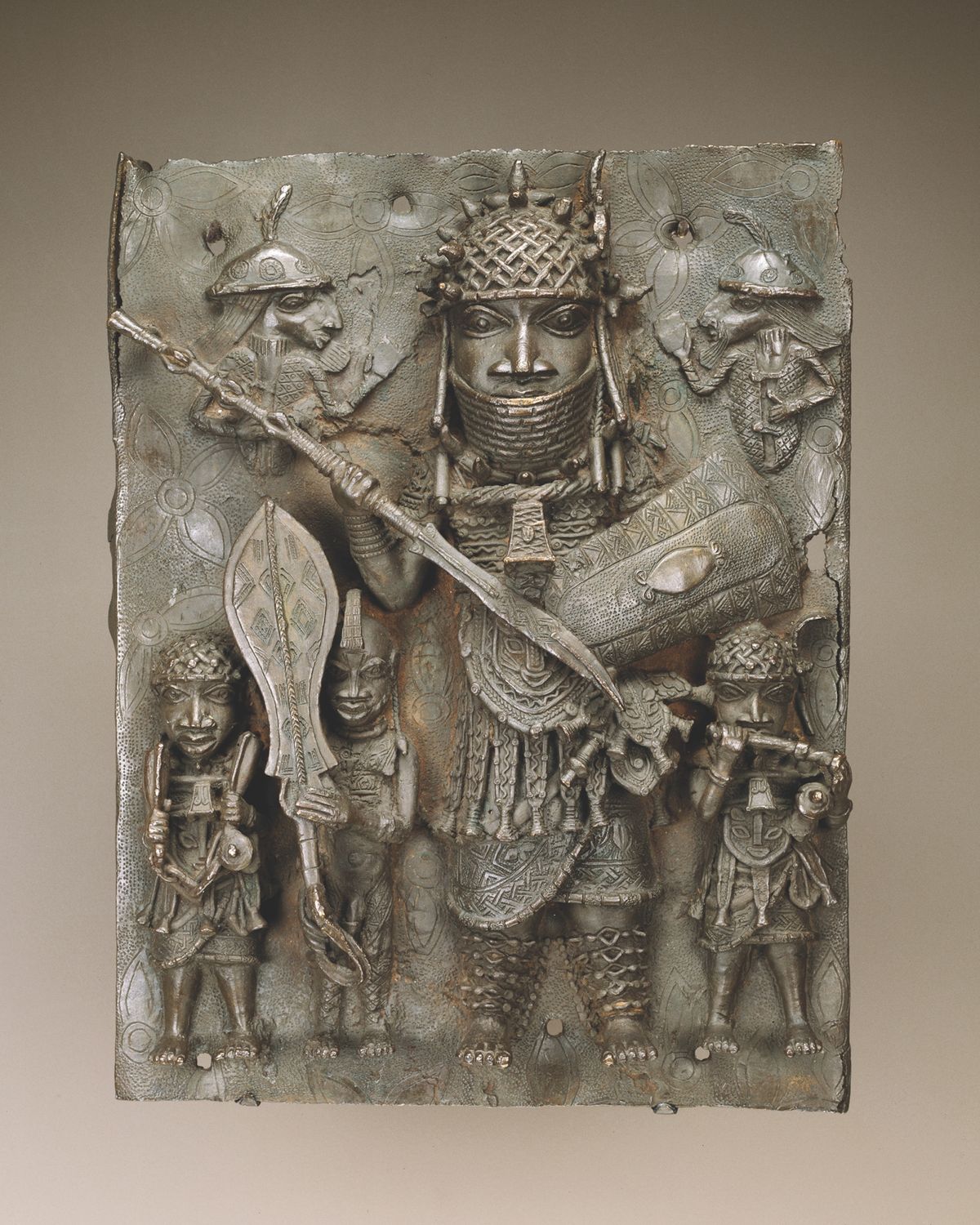 Edo artist, Benin City, Edo State, Nigeria, Plaque, mid-16th to 17th century © National Museum of African Art