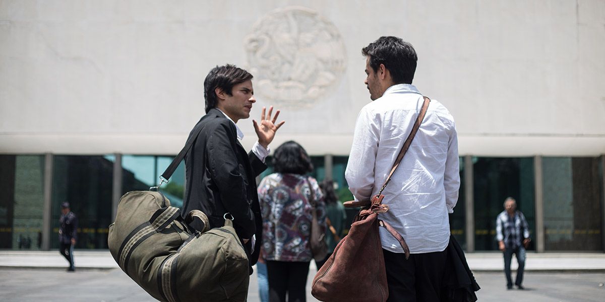 A still from Museo, by Alonso Ruizpalacios, starring Gael García Bernal