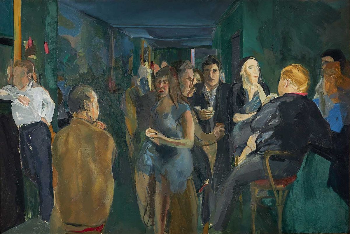 The Colony Room I (1962) was painted when Andrews was part of Soho society in London © the estate of Michael Andrews/Tate