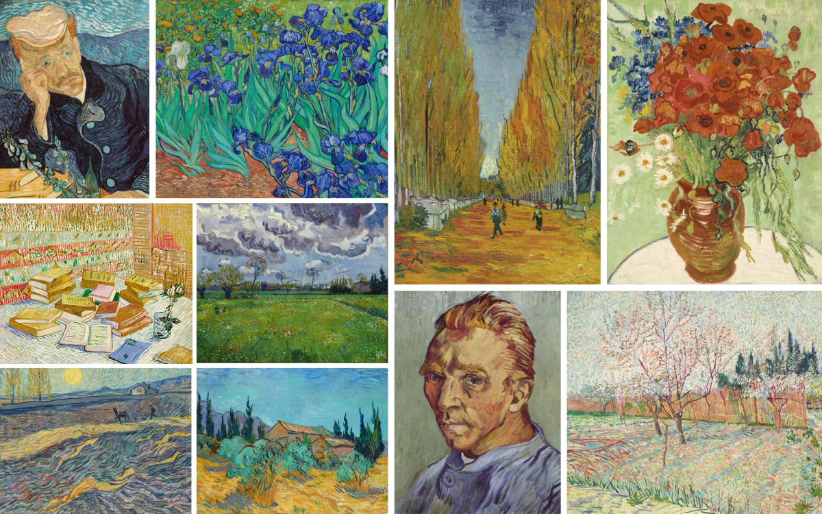 The ten most expensive paintings by Van Gogh that have been sold at auction