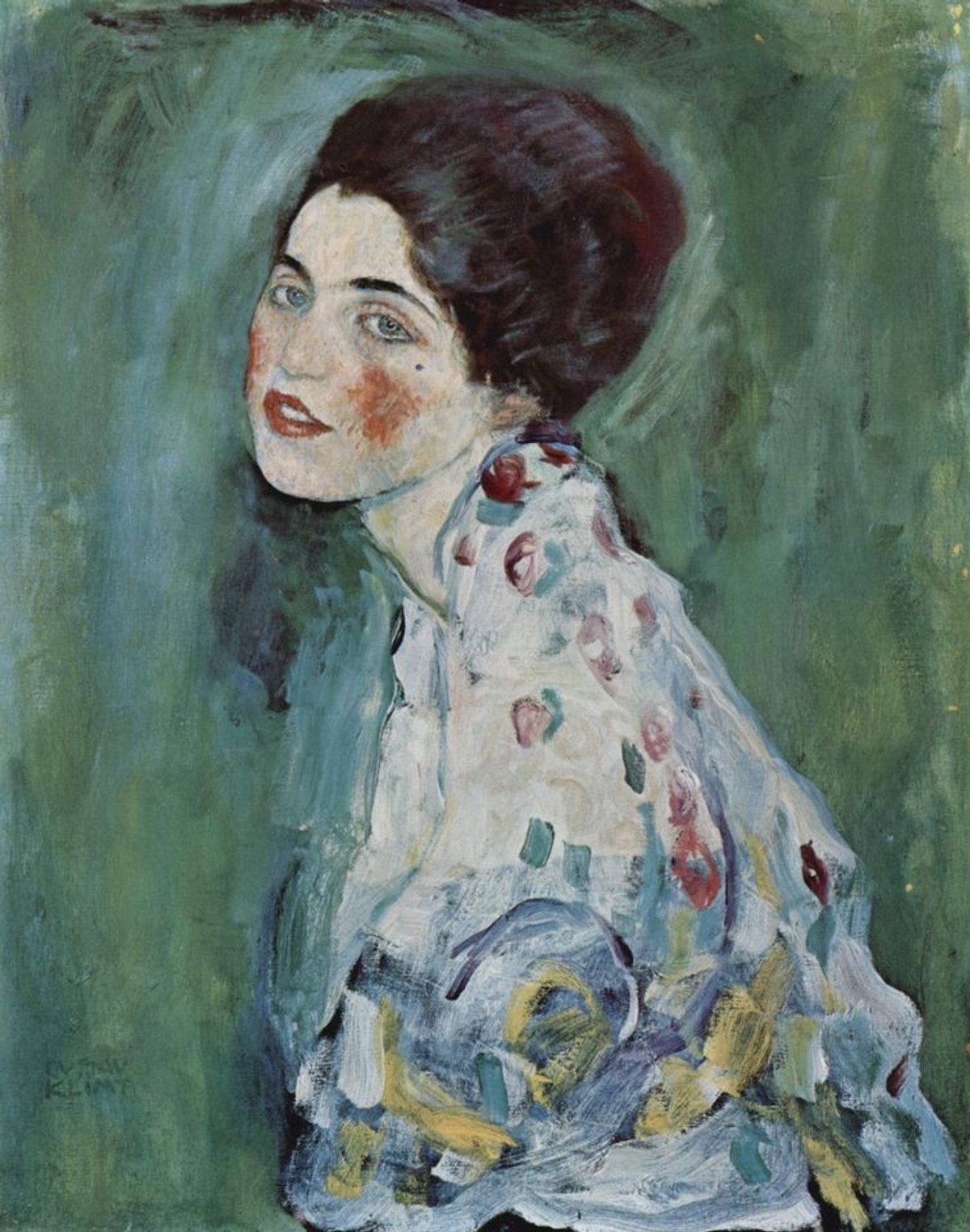 Gustav Klimt's Portrait of a Lady (1916-17) was stolen from the Ricci Oddi Gallery of Modern Art in 1997