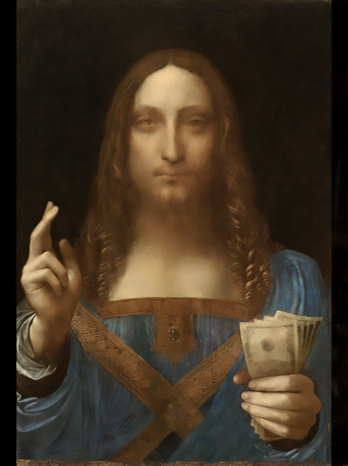 Art historian Ben Lewis has created an NFT of Salvator Mundi by Leonardo da Vinci called Salvator Metaversi Courtesy of Ben Lewis
