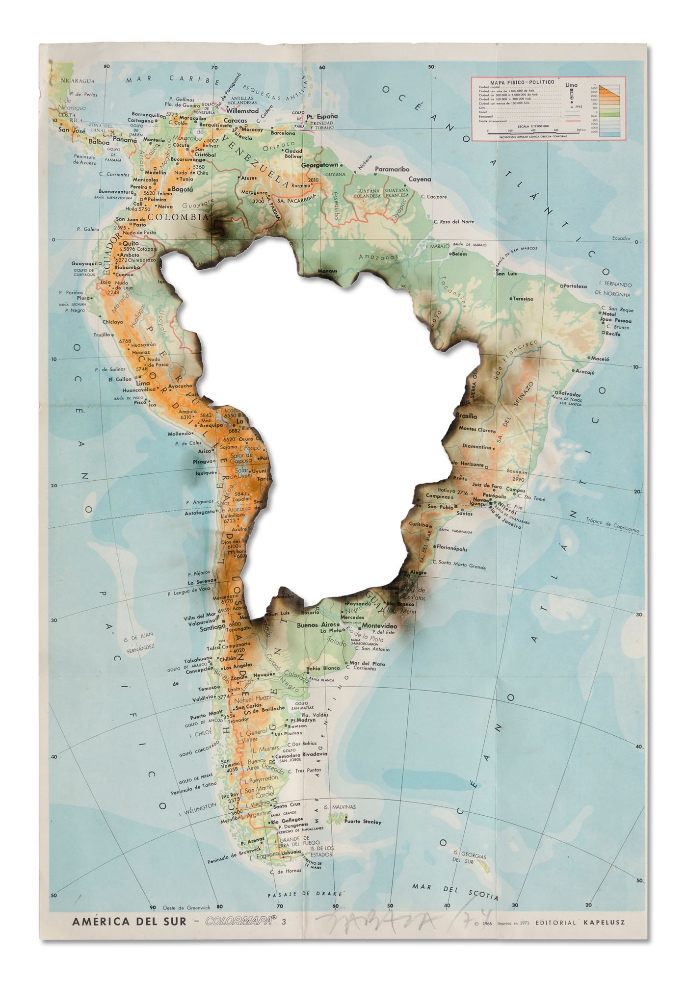 Horacio Zabala_The fire and the night before II (1974) 