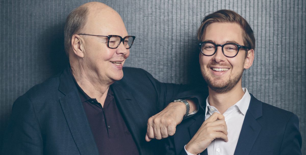 The Lisson Gallery founder Nicholas Logsdail with his son Alex The Lisson Gallery founder Nicholas Logsdail with his son Alex. Photo: © Roberto Chamorro. Courtesy of Lisson Gallery