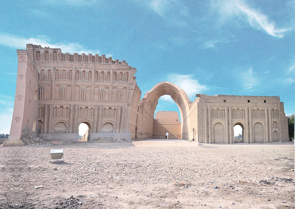 The endangered Arch of Ctesiphon, or Taq Kasra, around 25  miles south of Baghdad © Consultancy for Conservation and Development
