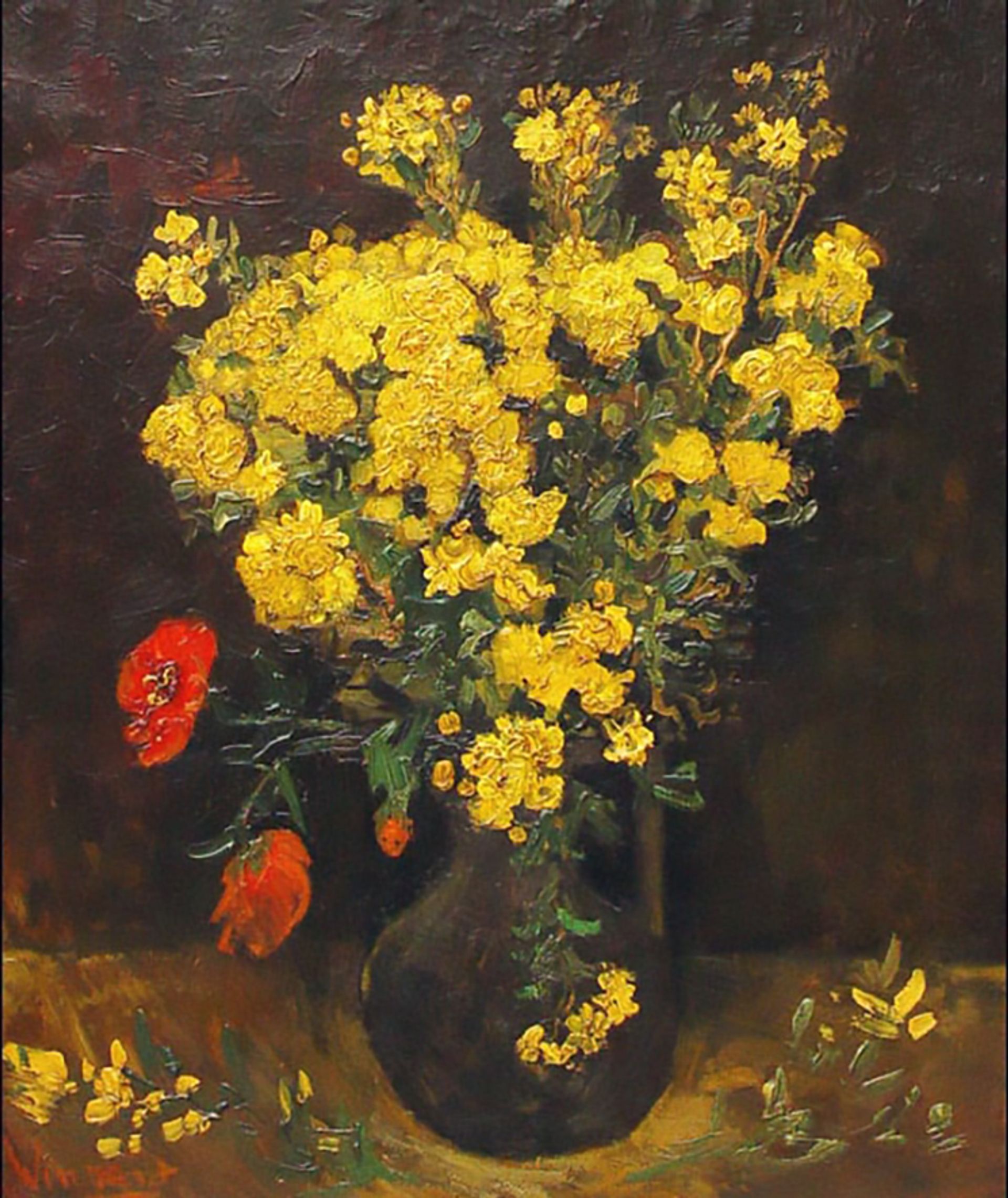 Vincent van Gogh’s Vase with Flowers (Summer 1886) 
