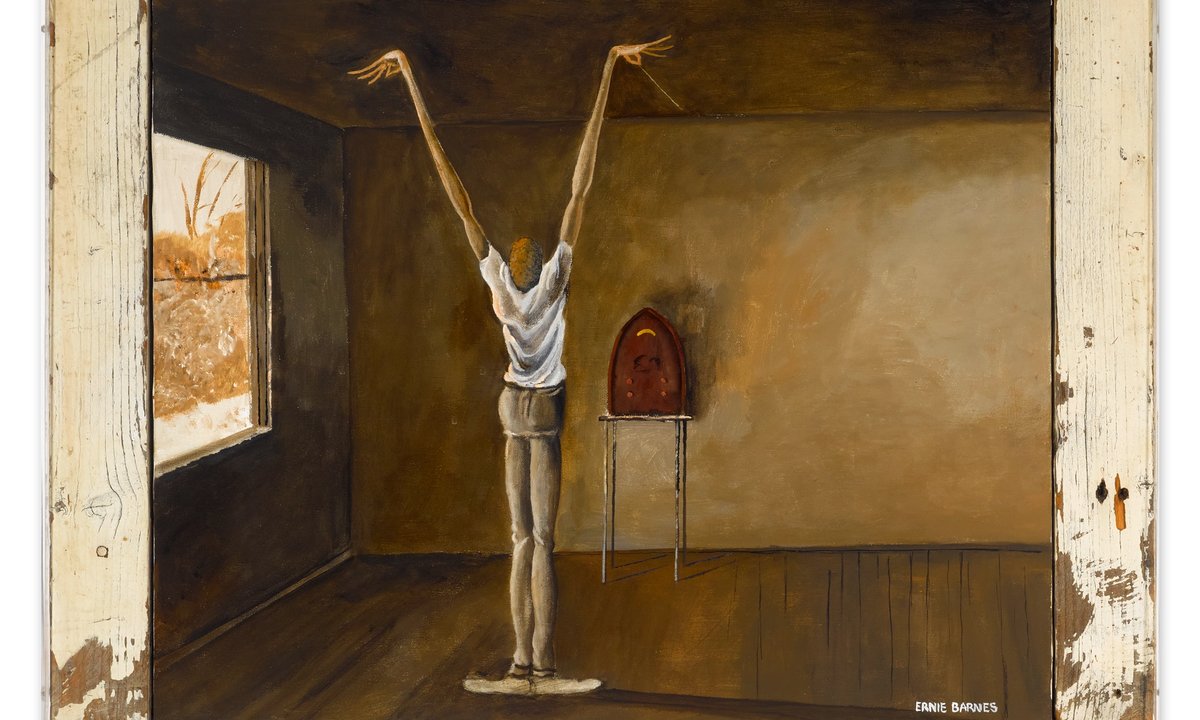 Can Ernie Barnes score again? A sale at Bonhams may hold the answer Can Ernie Barnes score again? A sale at Bonhams may hold the answer