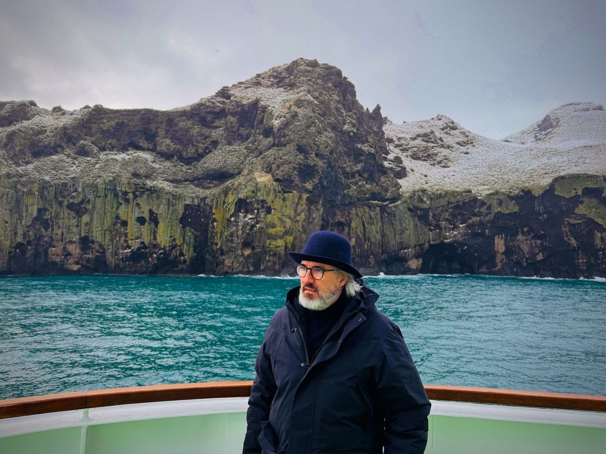 Olafur Eliasson in Iceland earlier this year Courtesy the artist
